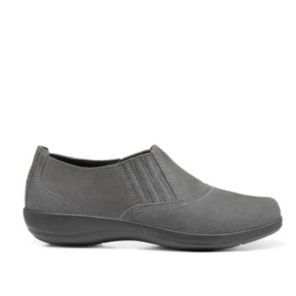 Hotter Grey Tranquil Slip-On Shoes casual classic comfy walking summer spring